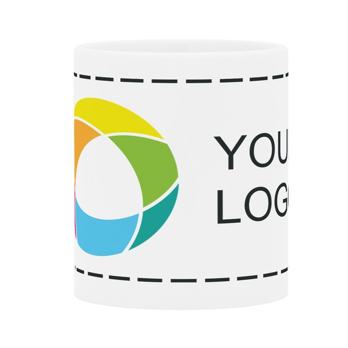 White Mug Full Color Wrap Print